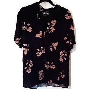 Mens Black and Gold Button up The Vacation Shirt